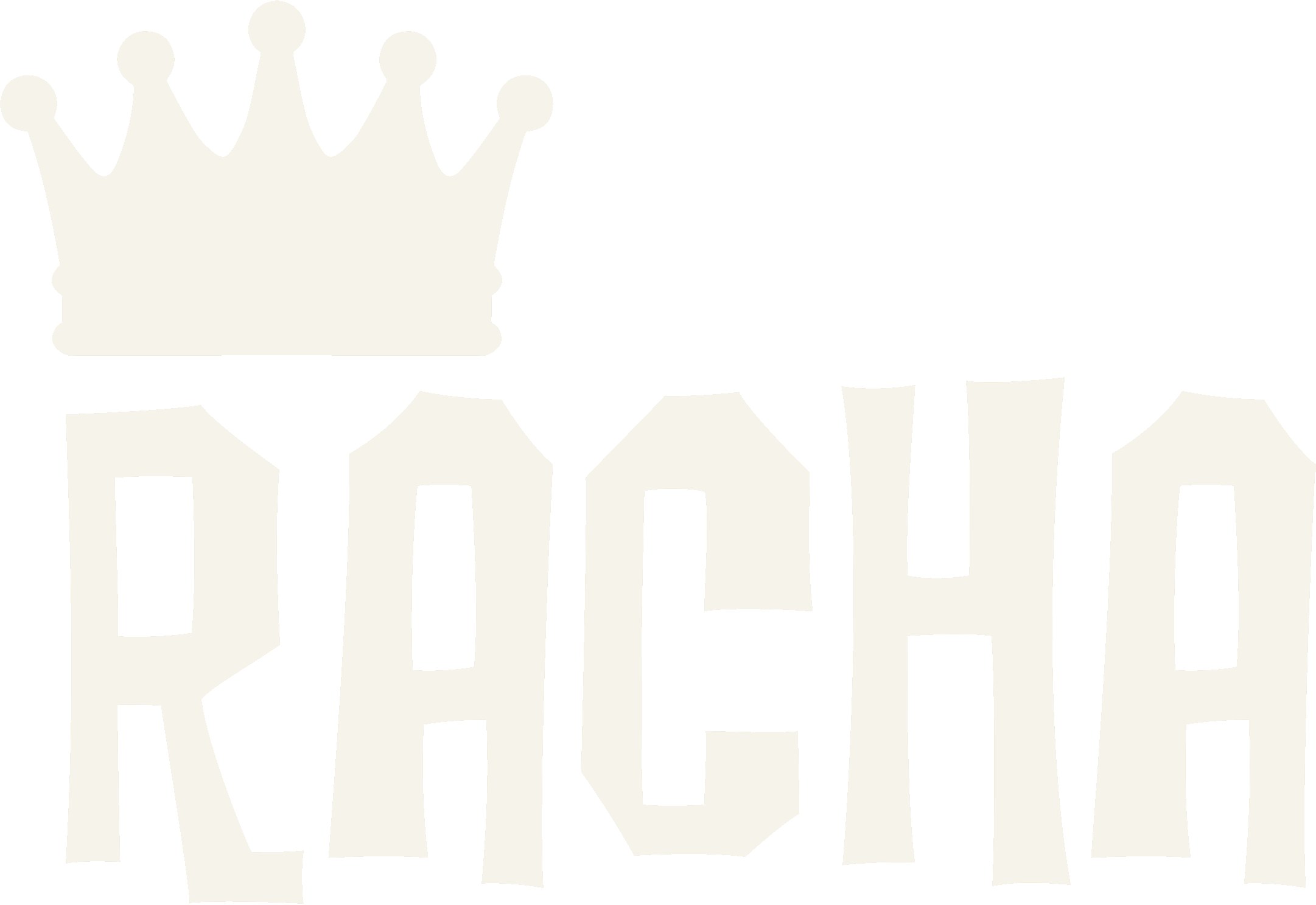Racha with crown